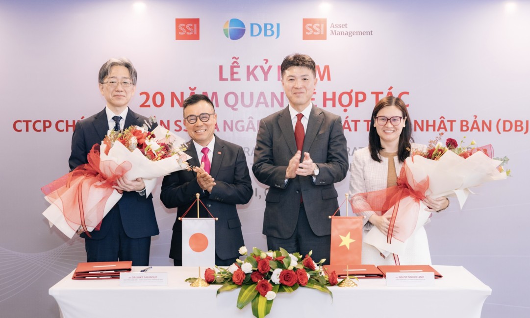 SSI và DBJ kỷ niệm 20 hợp tác và công bố thành lập Quỹ Japan Vietnam Capital Fund