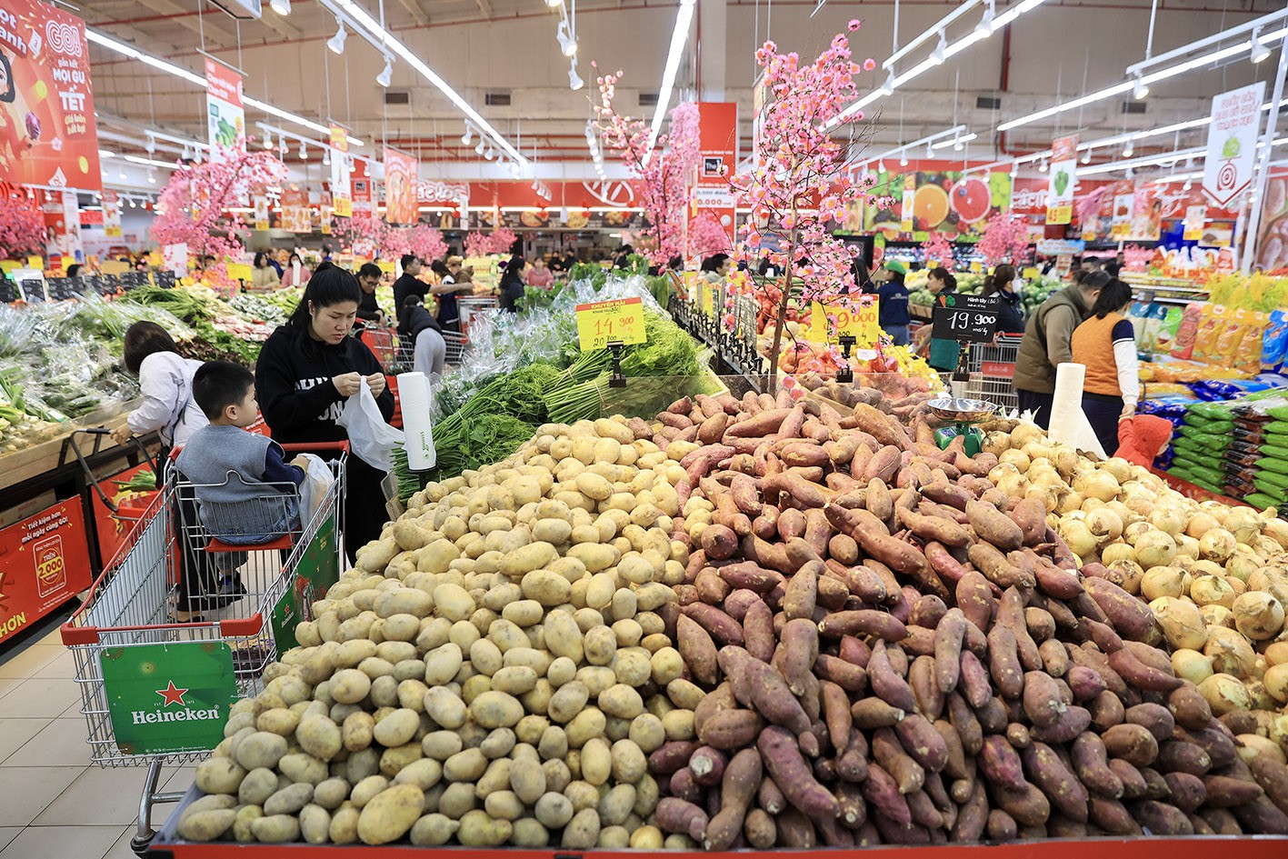 Nhộn nhịp thị trường mua sắm Tết Bính Ngọ