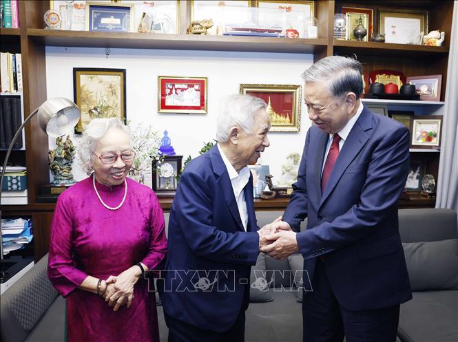 Tổng Bí thư Tô Lâm thăm, chúc Tết Đảng bộ, chính quyền và nhân dân Hà Nội- Ảnh 6.