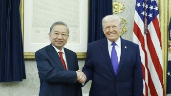 Tổng Bí thư Tô Lâm gặp Tổng thống Hoa Kỳ Donald Trump