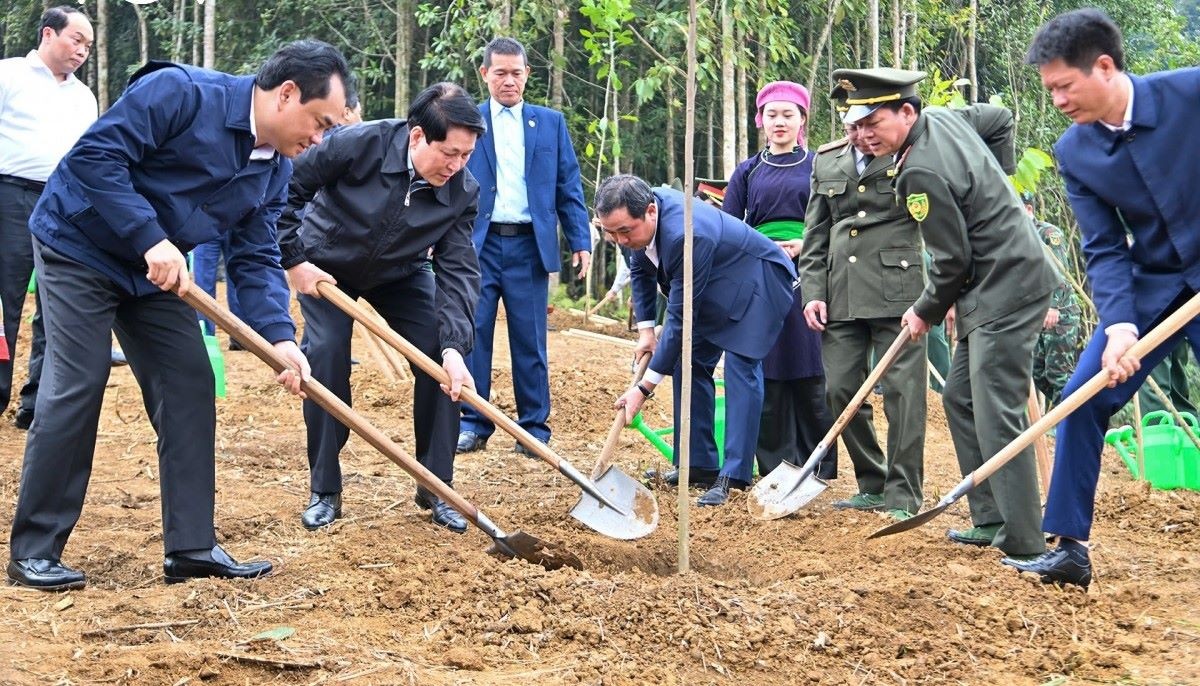 Chủ tịch nước Lương Cường phát động "Tết trồng cây đời đời nhớ ơn Bác Hồ” Xuân Bính Ngọ năm 2026 Chủ tịch nước Lương Cường phát động "Tết trồng cây đời đời nhớ ơn Bác Hồ” Xuân Bính Ngọ năm 2026