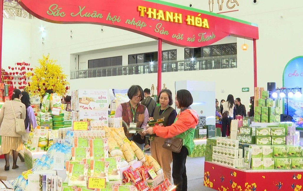 Sản vật xứ Thanh tạo dấu ấn đậm nét tại Hội chợ Mùa Xuân năm 2026