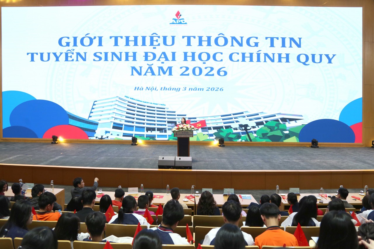 Một ngày là sinh viên Học viện Chính sách và phát triển năm 2026
