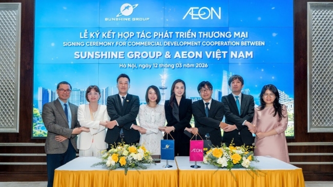 Sunshine Group ký kết hợp tác phát triển thương mại với AEON Việt Nam