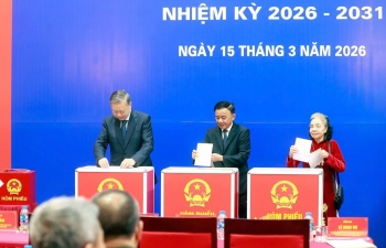 Ngày hội non sông: Các lãnh đạo Đảng, Nhà nước cùng gần 79 triệu cử tri tham gia bầu cử