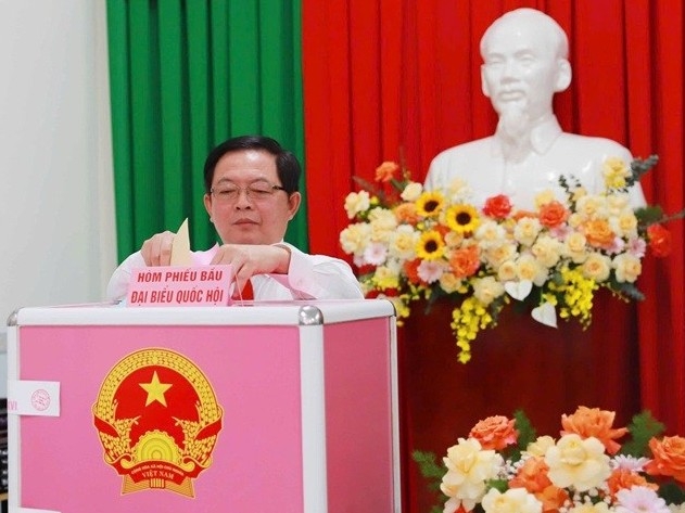 Cử tri tỉnh Gia Lai hân hoan tham gia bầu cử