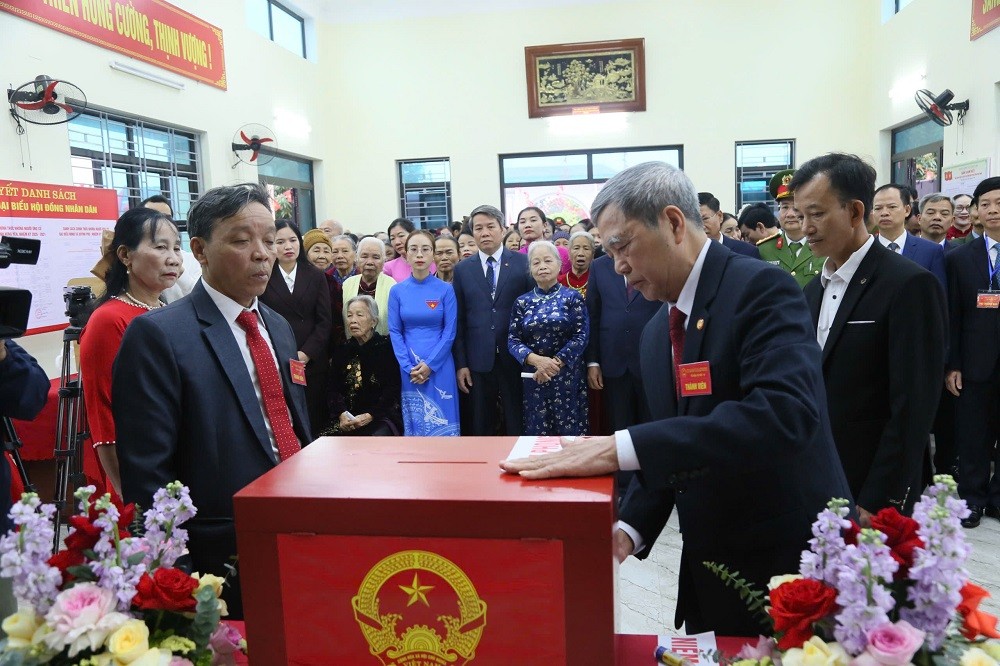 Hơn 2,5 triệu cử tri Hưng Yên nô nức đi bầu cử Hơn 2,5 triệu cử tri Hưng Yên nô nức đi bầu cử