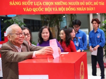 Hà Nội: Tính đến 19h ngày 15/3, tỷ lệ cử tri đi bầu cử đạt hơn 99%