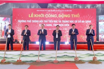 Khởi công xây dựng Trường Phổ thông nội trú liên cấp xã Na Sang, tỉnh Điện Biên