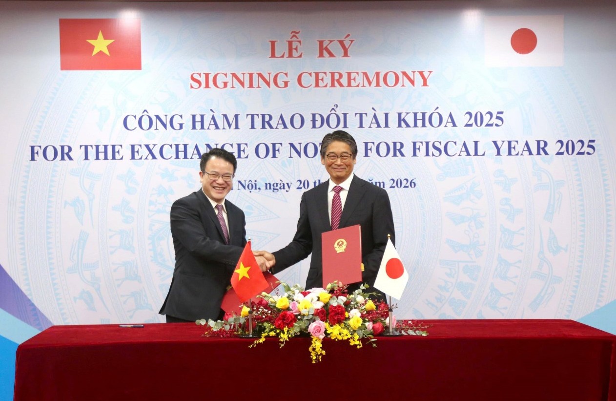 Việt Nam và Nhật Bản ký kết công hàm cung cấp vốn vay 90 tỷ Yên