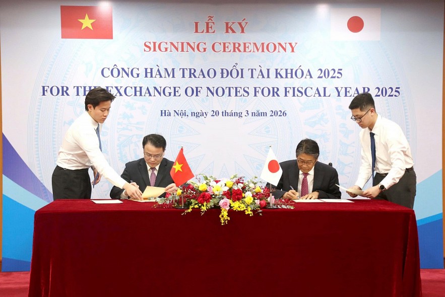 Việt Nam và Nhật Bản ký kết công hàm cung cấp vốn vay 90 tỷ Yên
