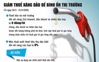 Giảm thuế - giải pháp kịp thời bình ổn giá xăng dầu trong nước