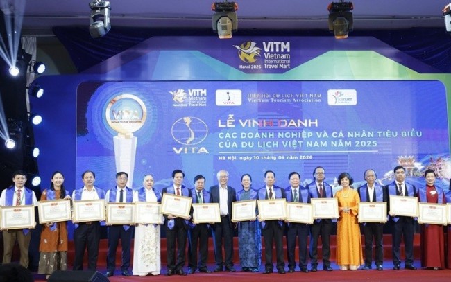 Vinh danh 141 doanh nghiệp và 80 cá nhân tiêu biểu ngành du lịch năm 2025