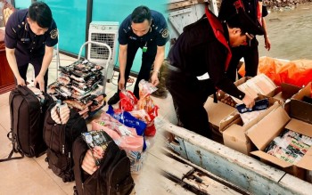 Hải quan liên tiếp phát hiện bắt giữ thực phẩm “bẩn” tại biên giới