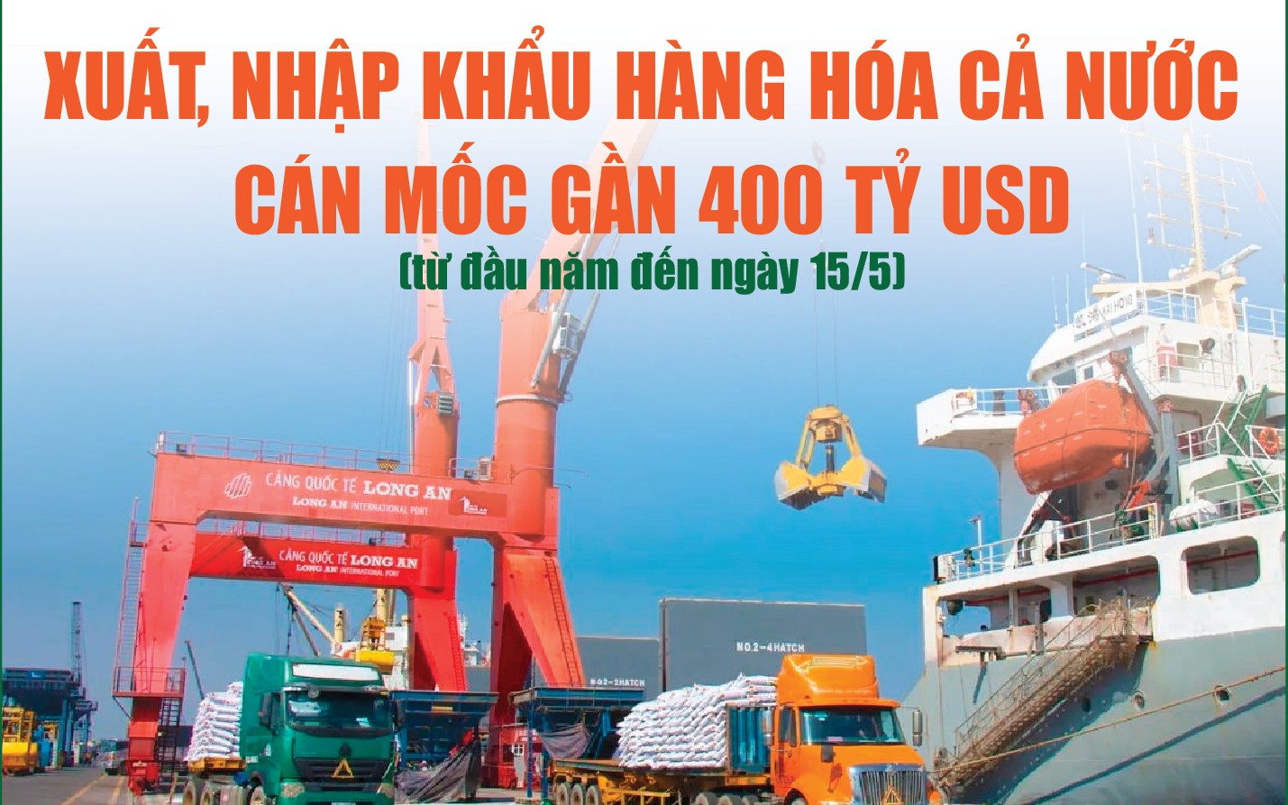 infographics tong kim ngach xuat nhap khau hang hoa ca nuoc dat gan 400 ty usd