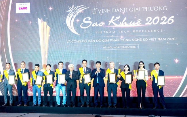 123 nền tảng, dịch vụ và giải pháp số xuất sắc được trao Giải thưởng Sao Khuê 2026