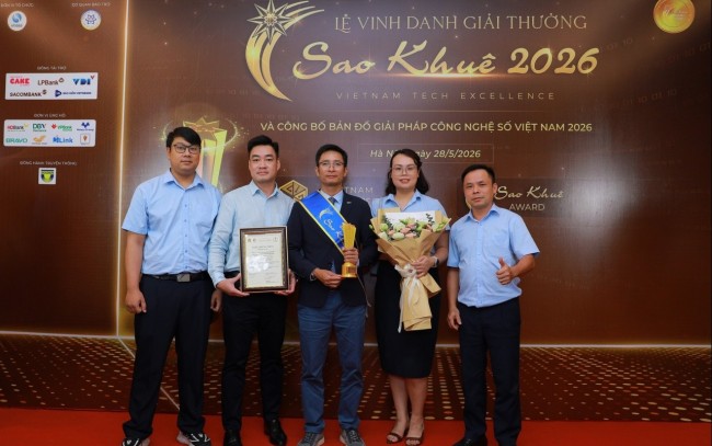 DBV nhận Giải thưởng Sao Khuê 2026 với giải pháp số hóa bồi thường bảo hiểm DBV eClaim 360