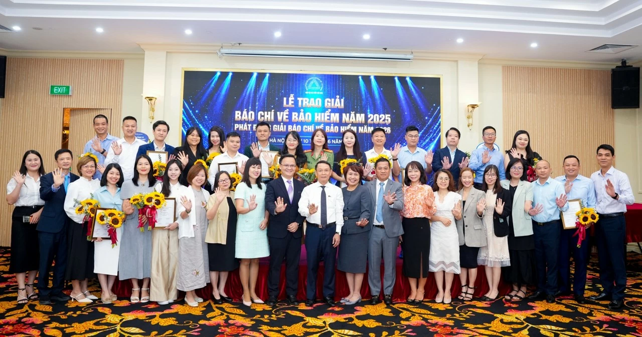 Giải Báo chí về Bảo hiểm năm 2025 trao 23 giải thưởng cho các tác phẩm xuất sắc