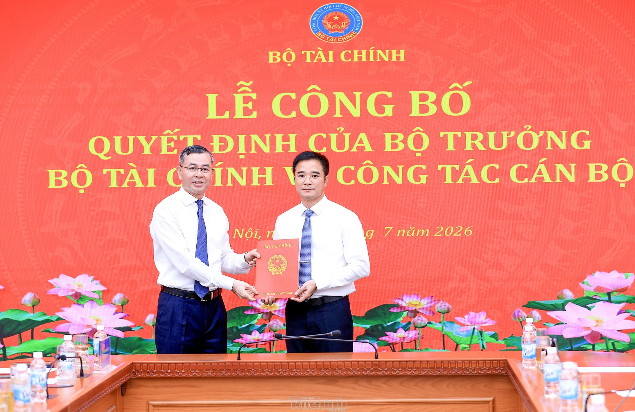 Bộ Tài chính bổ nhiệm Đại tá Vũ Cao Sơn giữ chức Chánh Văn phòng Bộ Bộ Tài chính bổ nhiệm Đại tá Vũ Cao Sơn giữ chức Chánh Văn phòng Bộ