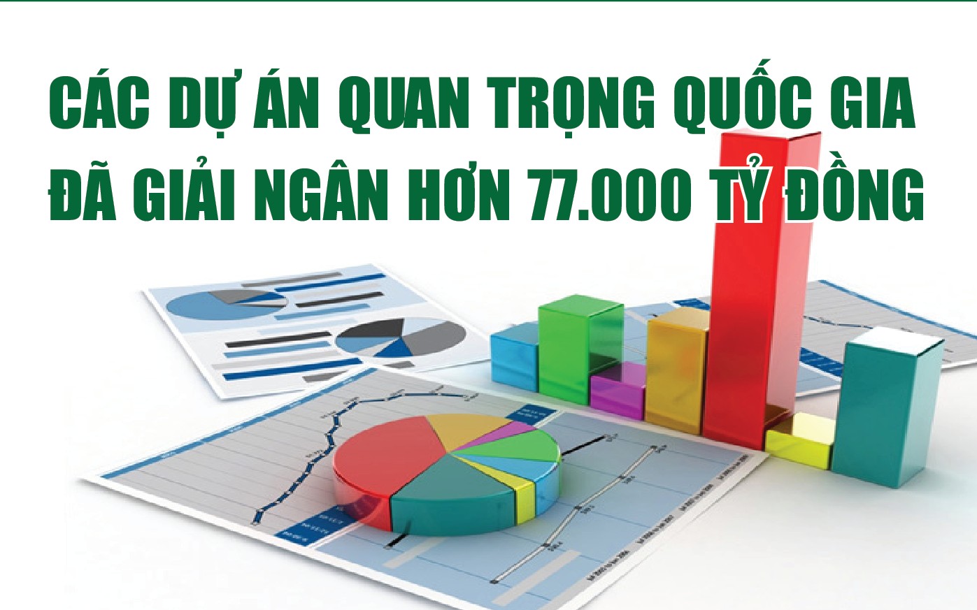 infographics giai ngan cac du an quan trong quoc gia dat hon 77 000 ty dong
