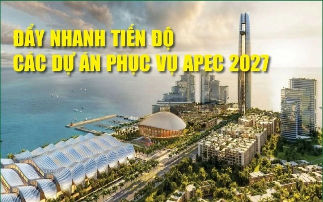 infographics tinh hinh thuc hien giai ngan cac du an phuc vu hoi nghi apec 2027