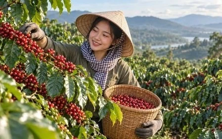 ca phe viet can day manh che bien sau truoc ap luc nguon cung tang