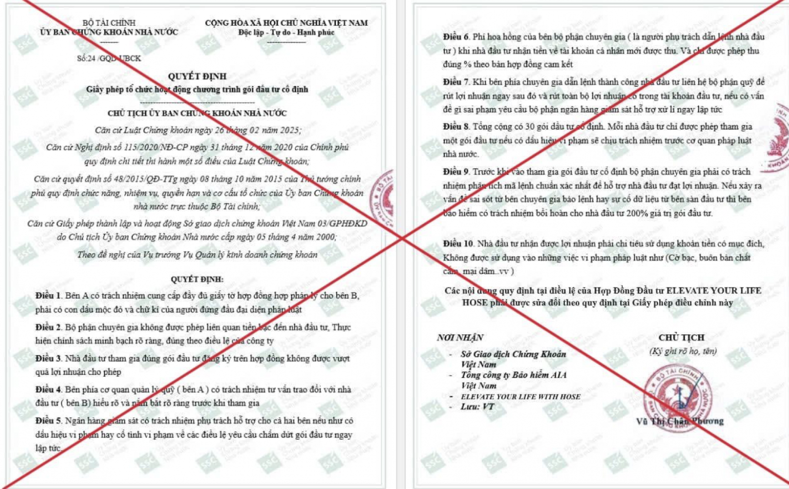 HOSE cảnh báo thủ đoạn giả mạo để lừa đảo nhà đầu tư HOSE cảnh báo thủ đoạn giả mạo để lừa đảo nhà đầu tư