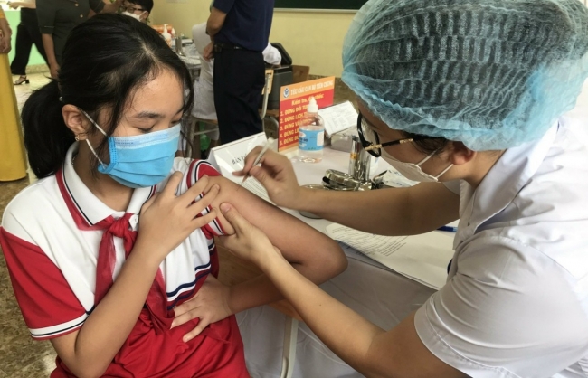Chính phủ đồng ý nhận viện trợ vắc-xin phòng Covid-19 cho trẻ từ 5 đến dưới 12 tuổi
