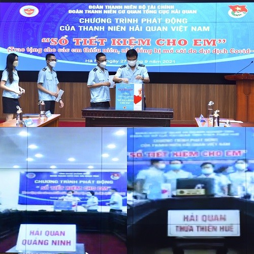 Thanh niên Hải quan các tỉnh, thành phố cùng tham gia quyên góp tại lễ phát động. Ảnh: Hồng Vân Thanh niên Hải quan các tỉnh, thành phố cùng tham gia quyên góp tại lễ phát động. Ảnh: Hồng Vân