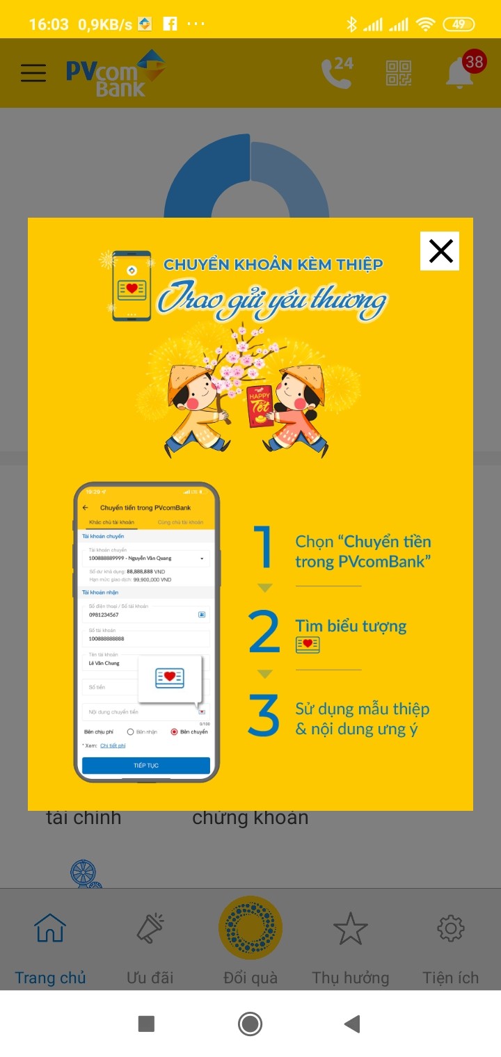 Ngân hàng và nhà mạng ganh đua kênh lì xì điện tử trong dịp Tết