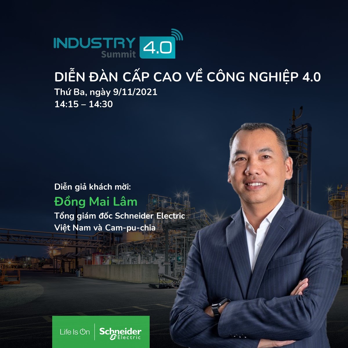 Schneider Electric khuyến khích doanh nghiệp sản xuất thông minh để hiệu quả, linh hoạt và bền vững hơn Schneider Electric khuyến khích doanh nghiệp sản xuất thông minh để hiệu quả, linh hoạt và bền vững hơn