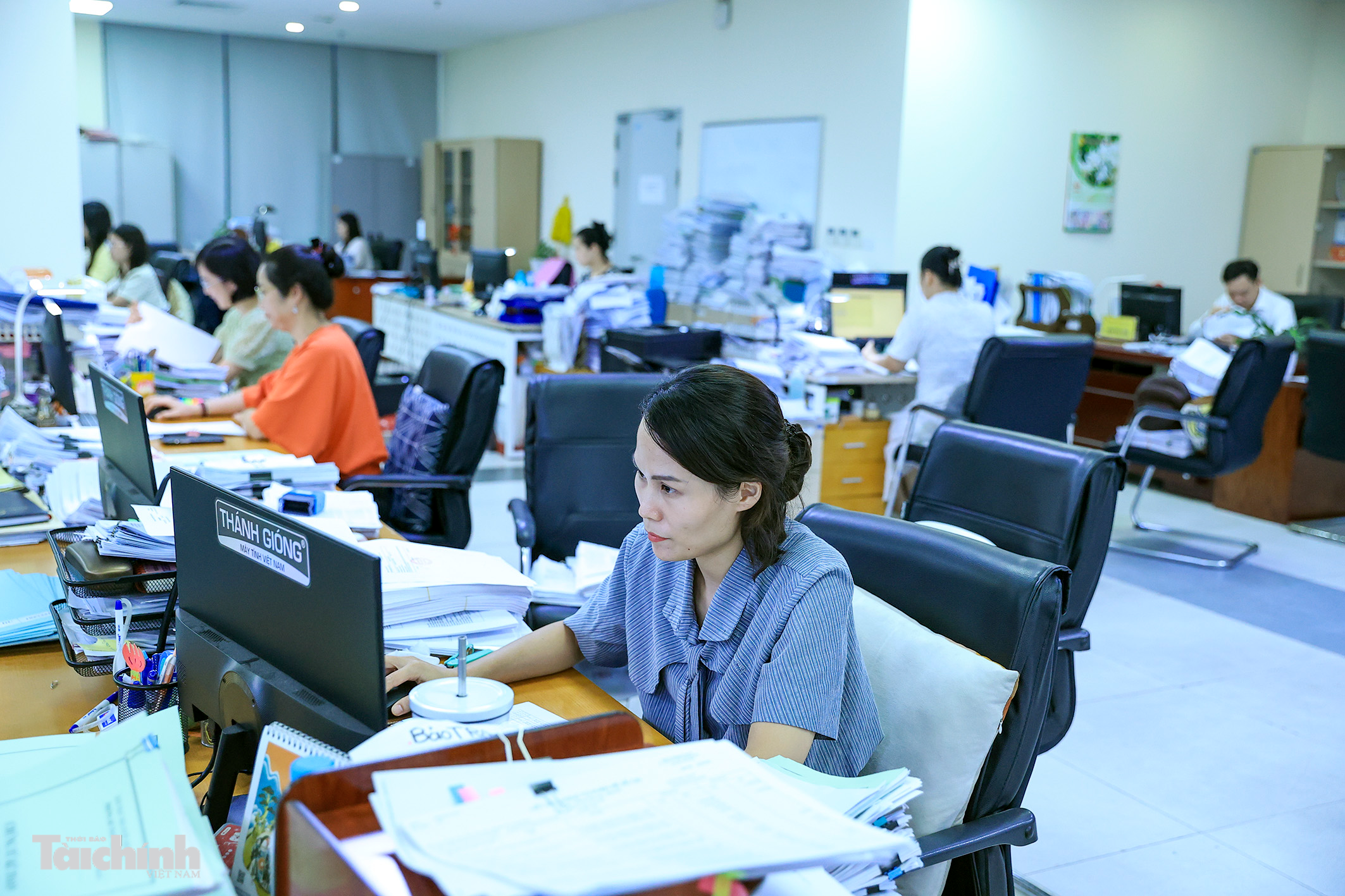 hoạt động nghiệp vụ của cán bộ công chức viên chức kho bạc nhà nước khu vực I Ảnh Đức Thanh