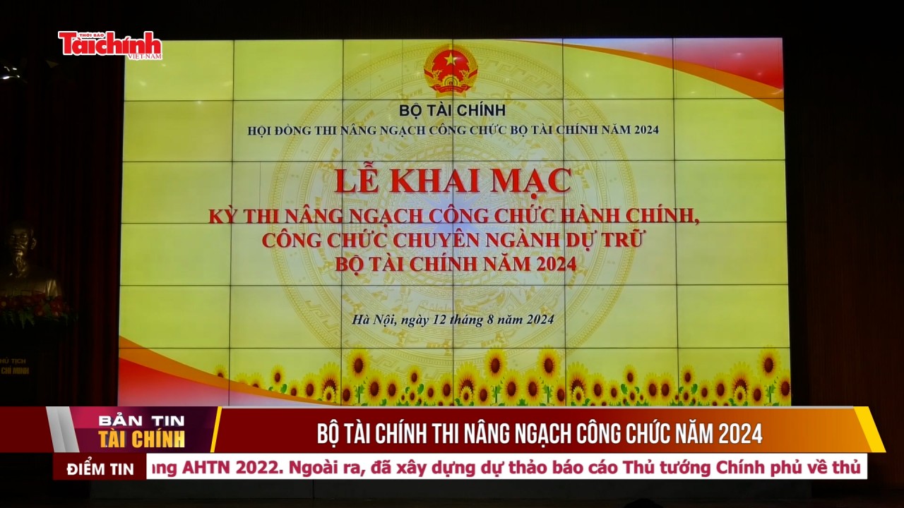 Bộ Tài chính thi nâng ngạch công chức năm 2024