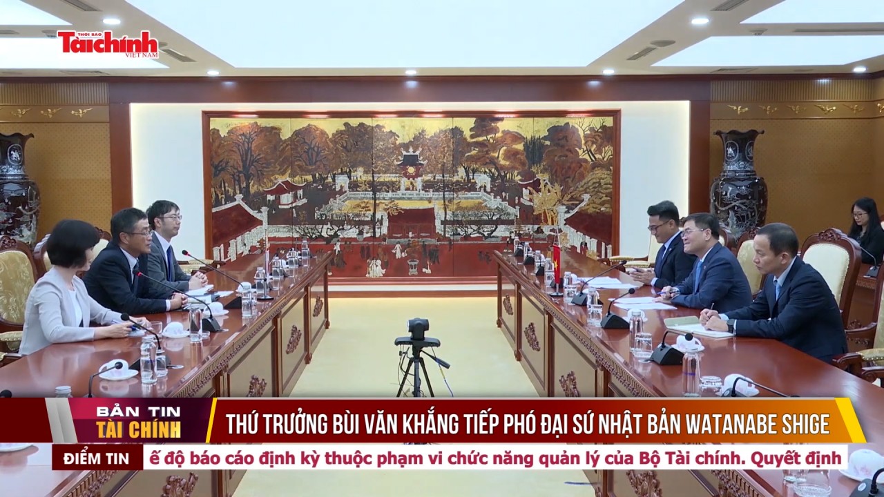 Thứ trưởng Bùi Văn Khắng tiếp Phó Đại sứ Nhật Bản Watanabe Shige