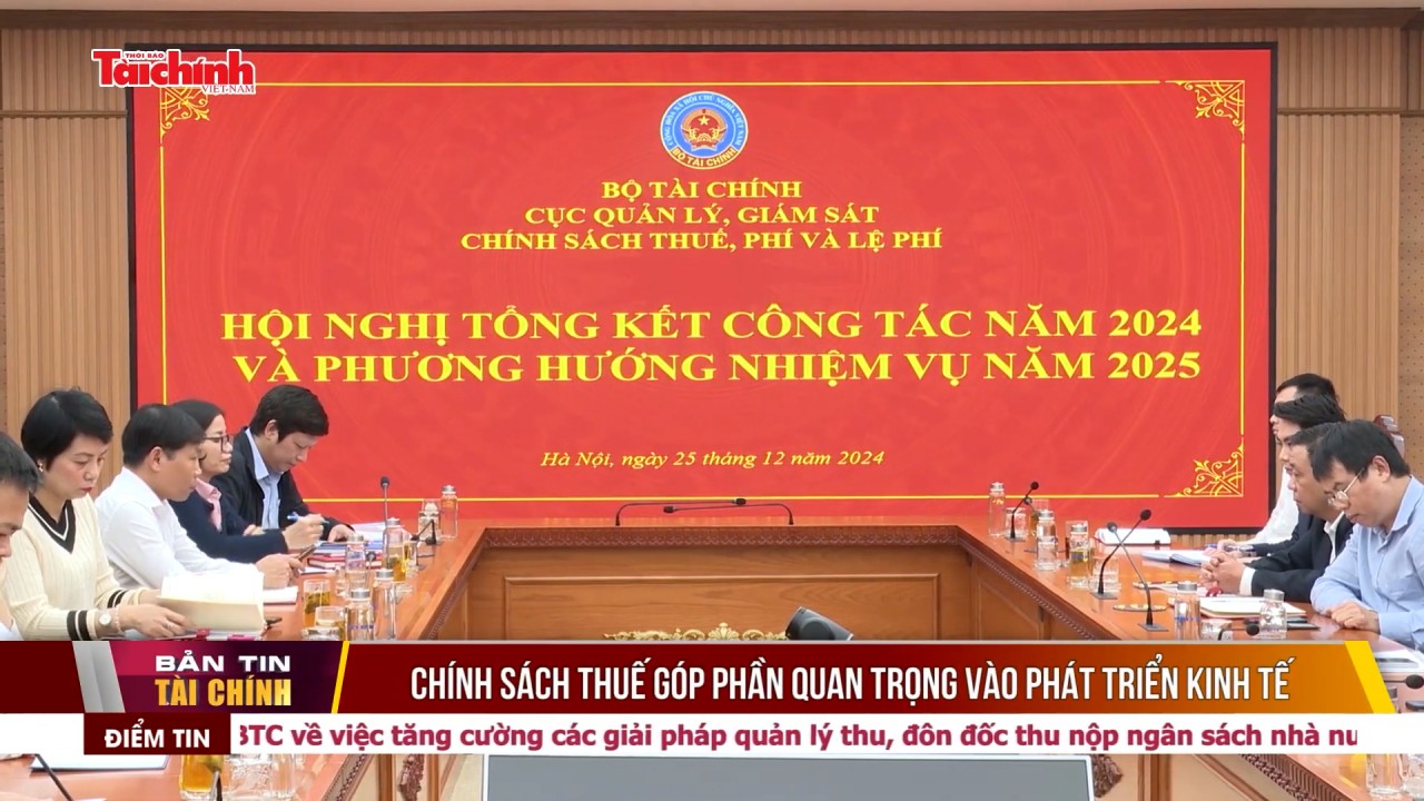 Chính sách thuế góp phần quan trọng vào phát triển kinh tế