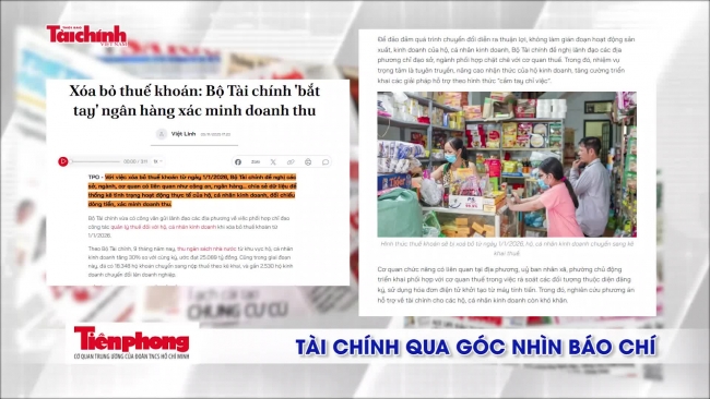 Tài chính qua góc nhìn báo chí tuần từ 3/11 - 9/11/2025