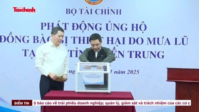 Bộ Tài chính phát động ủng hộ đồng bào miền Trung, Tây Nguyên bị thiệt hại do mưa lũ