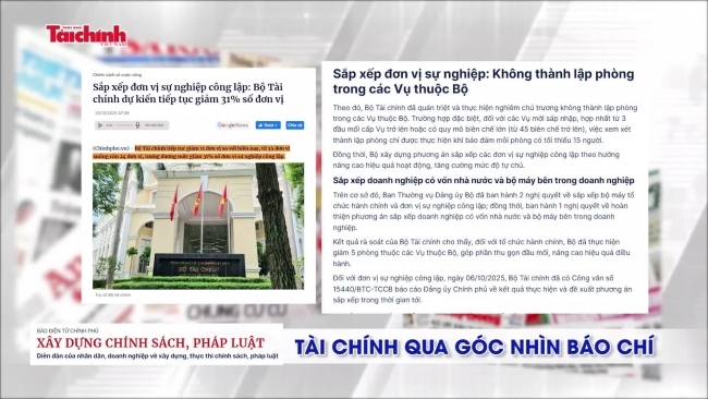 Tài chính qua góc nhìn báo chí tuần từ 22/12 - 28/12/2025